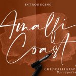Amalfi Coast font fragment