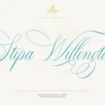 Stipa Willington font fragment