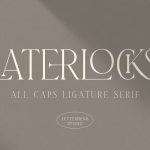 Laterlocks font fragment