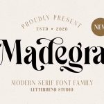 Madegra font fragment