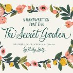 Secret Garden Script font fragment