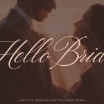 Hello Bride font fragment