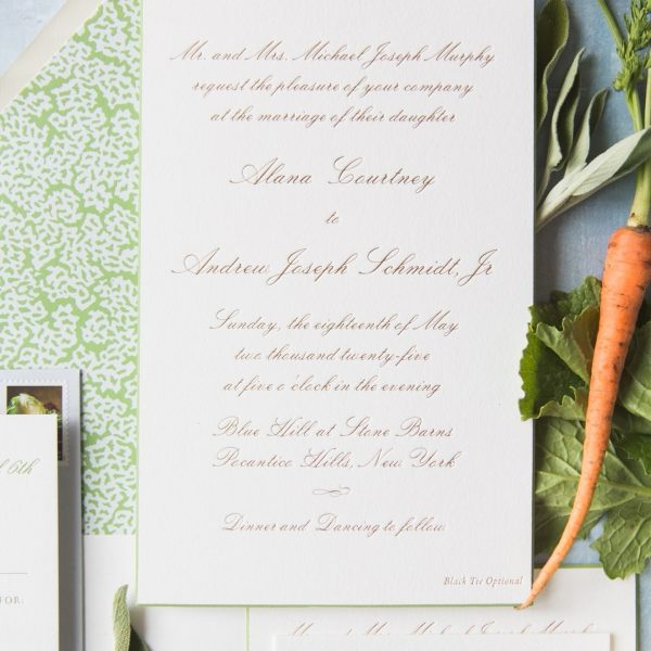 Elegant Wedding Invitation with Botanical Theme
