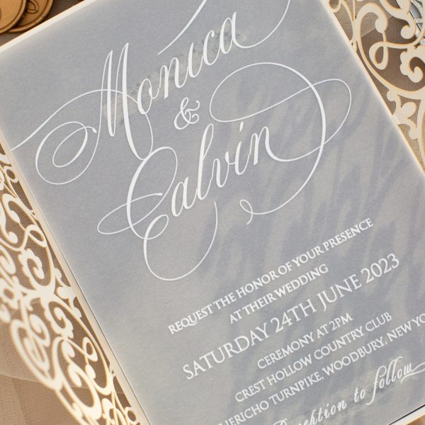 Wedding Invitation Design for Elegant Ceremony