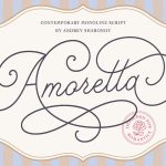 Amoretta font fragment