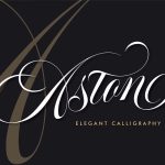 Aston Script font fragment
