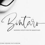 Bintaro font fragment