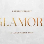 Glamore font fragment