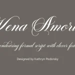 Vena Amoris font fragment
