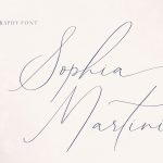 Sophia Martini font fragment