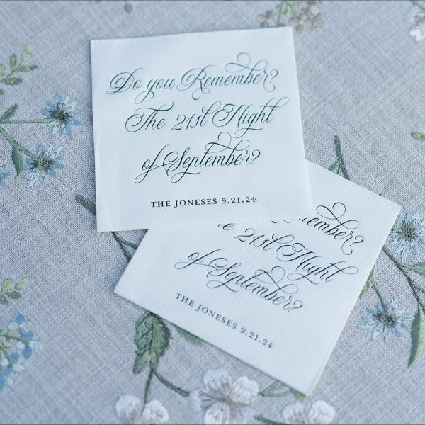 Wedding Invitations with Elegant Calligraphy