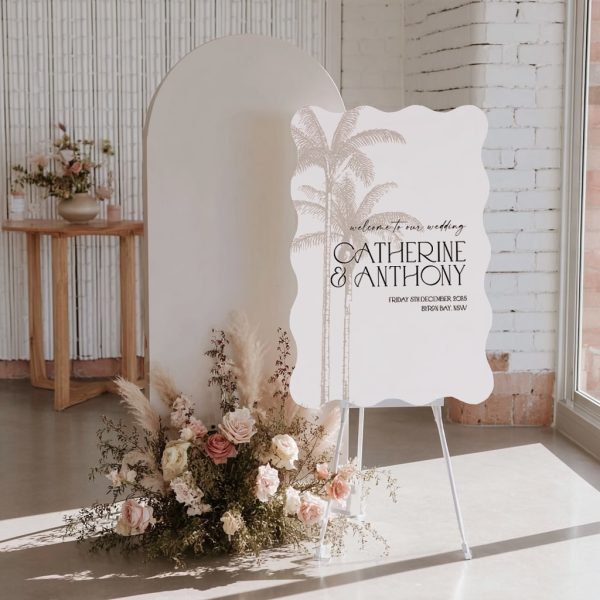 Elegant Wedding Welcome Sign Inspiration