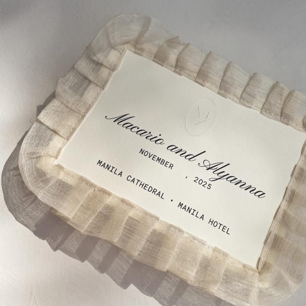 Wedding Invitation at Manila Cathedral