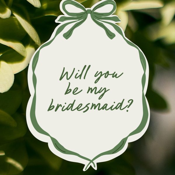 Wedding Invitation Card: Be My Bridesmaid