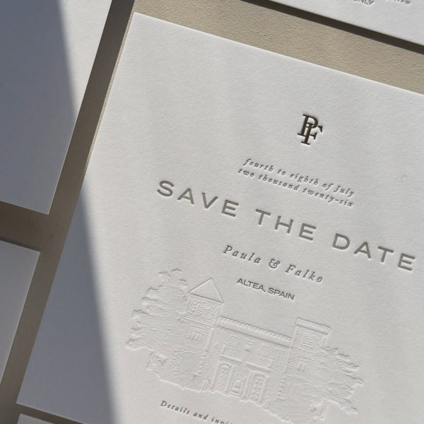 Wedding Invitation Design for Altea Ceremony