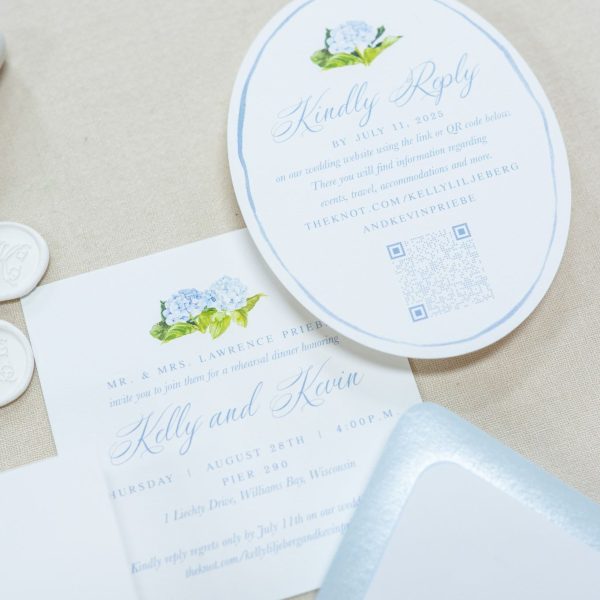 Elegant Wedding Invitation Suite Design