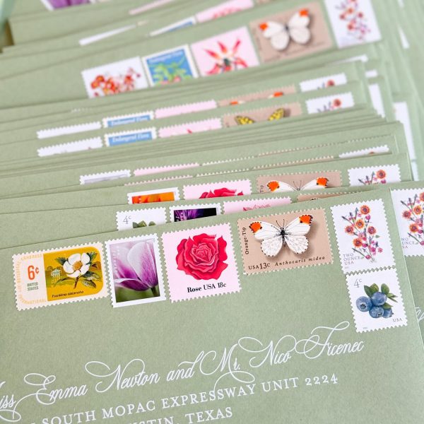 Wedding Invitations with Elegant Calligraphy