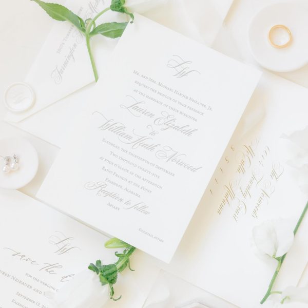 Elegant Wedding Invitation Suite Ideas