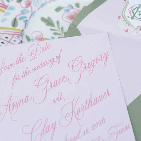 Wedding Invitation Design for April 2026