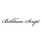 Bickham Script font fragment