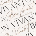 Bon Vivant font fragment