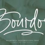 Bourdos font fragment