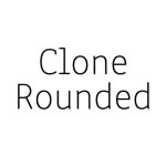 Clone Rounded font fragment