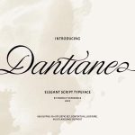 Dantiane font fragment