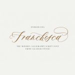 Franchesca font fragment