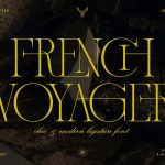 French Voyager font fragment