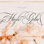 Hazle Gelia font fragment