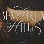 Beverly Hills font fragment