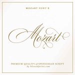 Mozart Font II font fragment