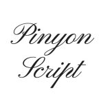 Pinyon Script font fragment