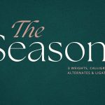 The Seasons font fragment