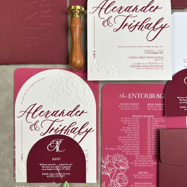 Wedding Invitations with Floral Design