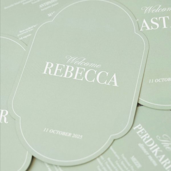Wedding Invitation Design for Rebecca’s Big Day