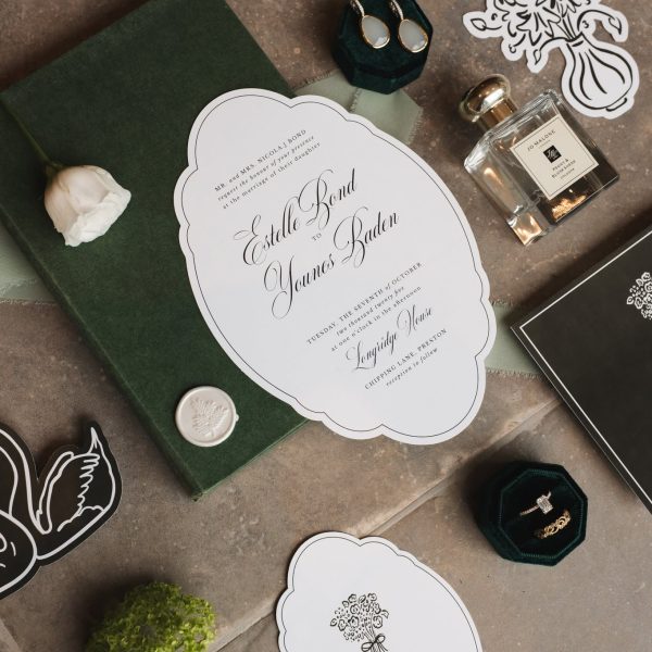 Wedding Invitation Suite with Elegant Accents