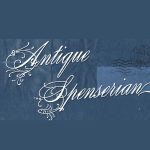 Antique Spenserian font fragment