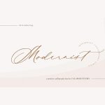 Modernist font fragment