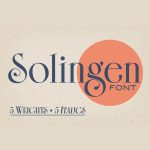 Solingen font fragment