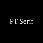 PT Serif font fragment
