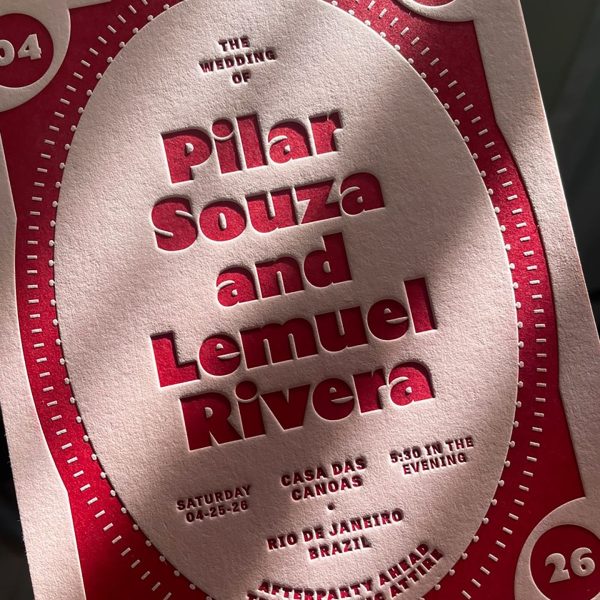 Vintage Typographic Poster Design – Bold Red Lettering Event Print