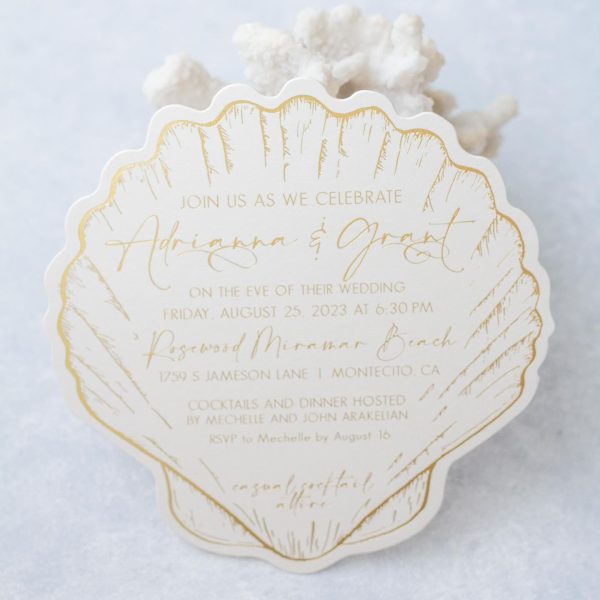Wedding Invitation Design at Rosewood Miramar Beach