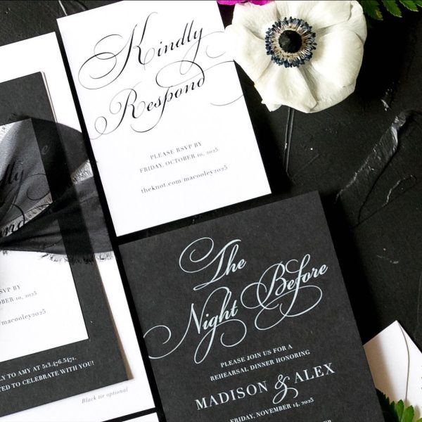 Elegant Wedding Invitations Set for Special Day
