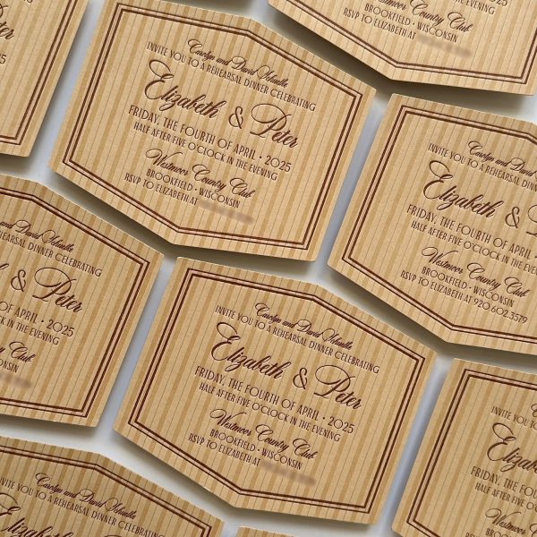 Wedding Rehearsal Dinner Invitations Design