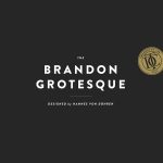 Brandon Grotesque font fragment