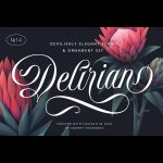 Delirian Script font fragment