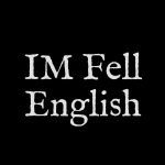 IM Fell font fragment