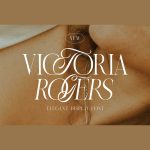 Victoria Rogers font fragment